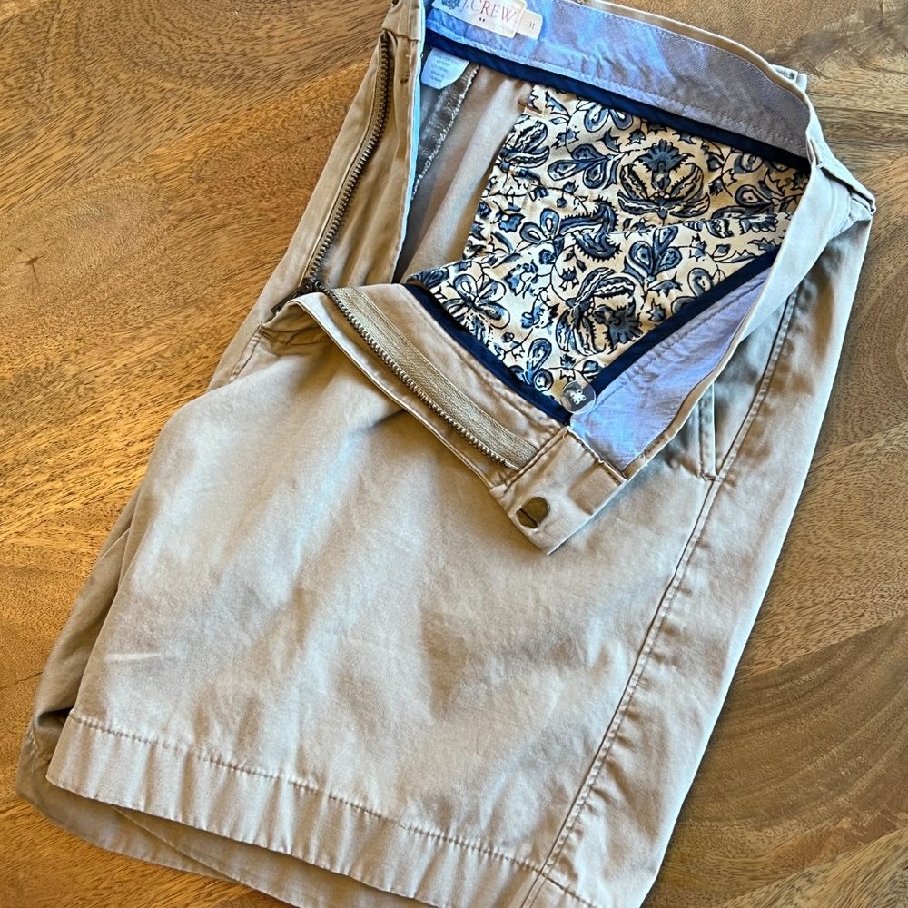 J. Crew - Lightweight Reade Short - Khaki - 31w x 7"